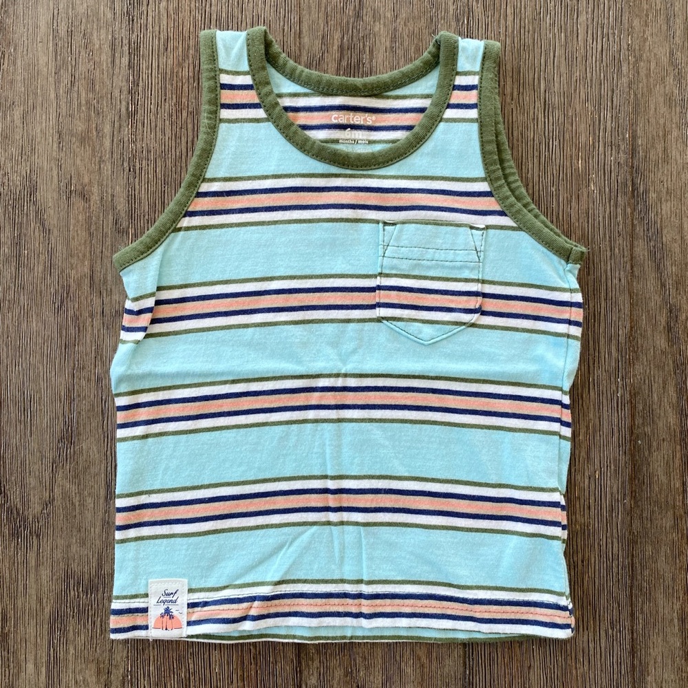 4/$20 Carter’s baby boy tank top
